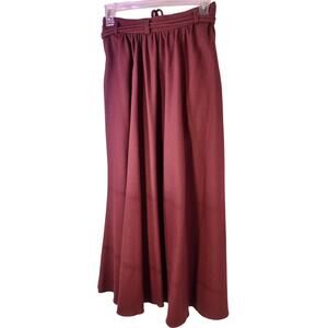 VTG Carole Little for Saint-Tropez West Brown Skirt 100% Wool Size XS Academia